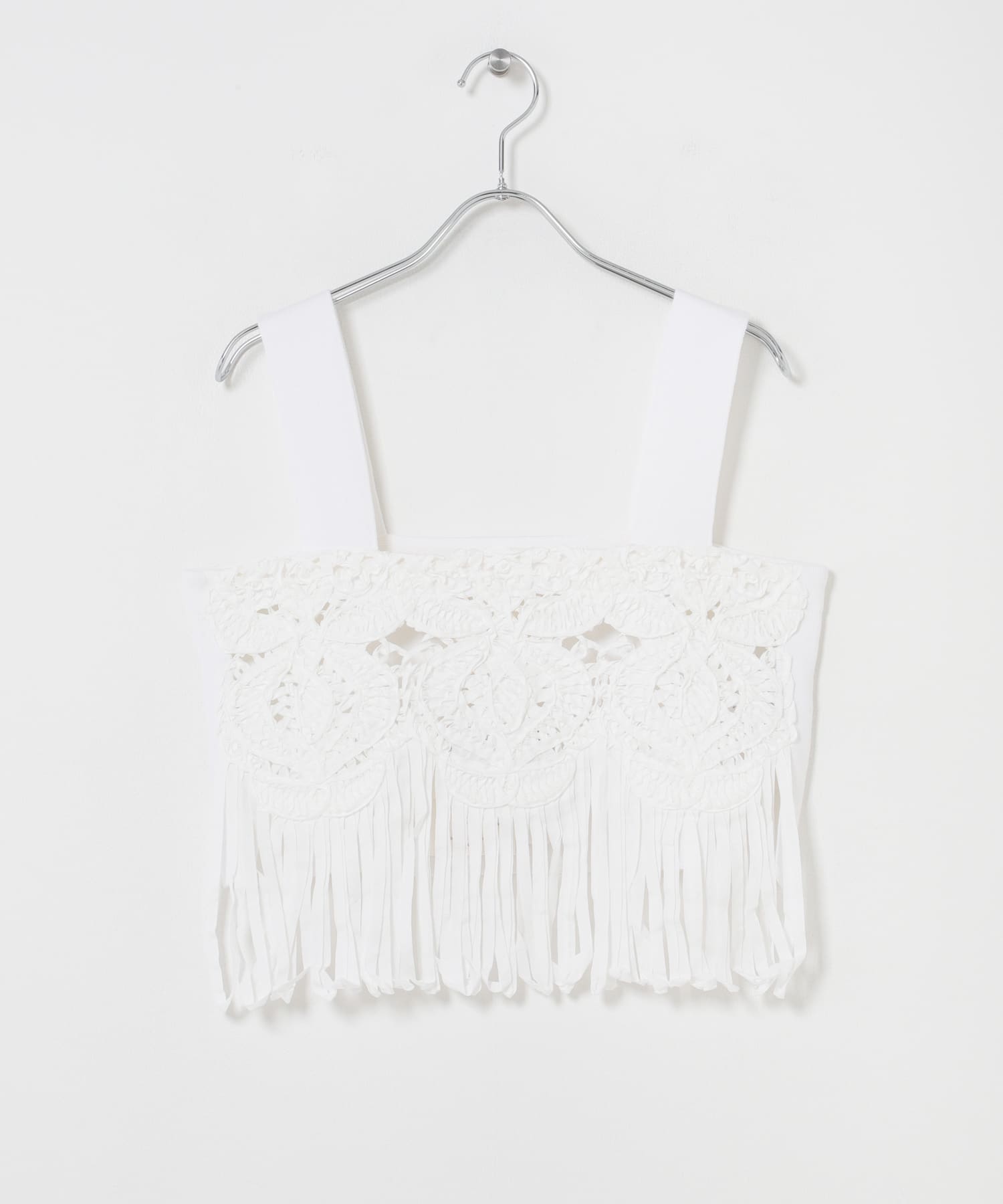 enrica　RACE COTTON KNIT WHITE Free