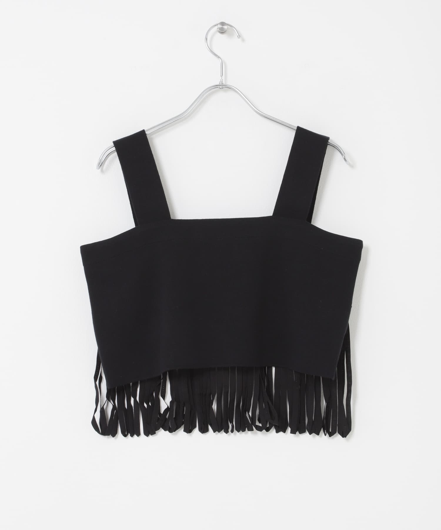enrica　RACE COTTON KNIT BLACK Free