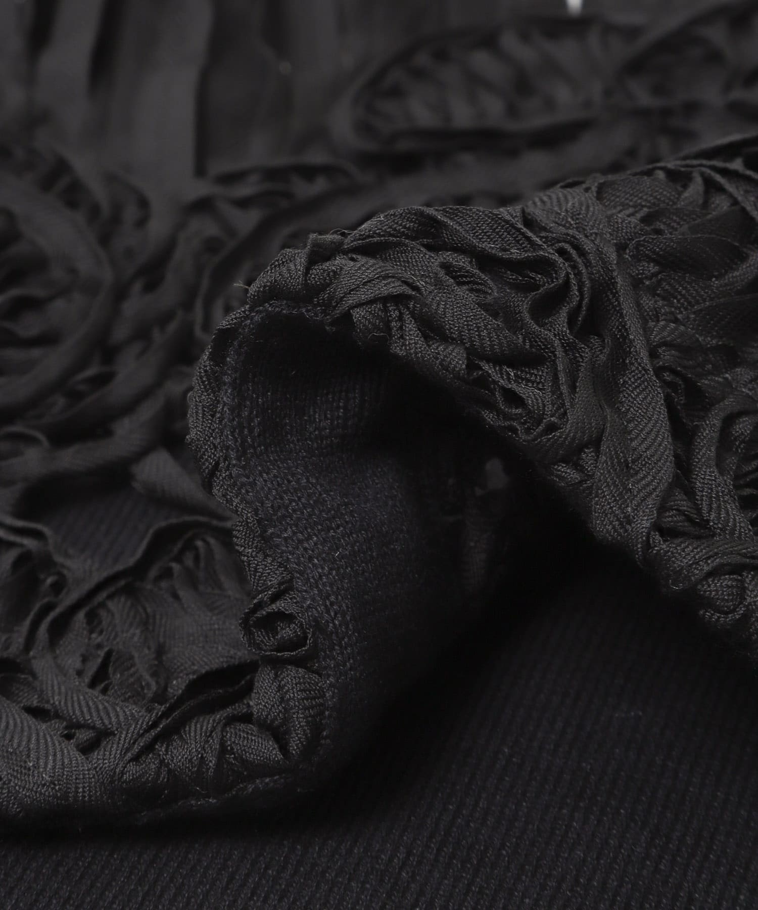 enrica　RACE COTTON KNIT BLACK Free