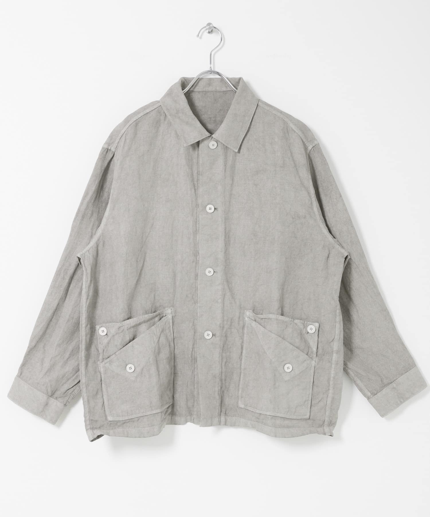 MITTAN　和紙大麻ジャケット(ベンガラ染) 松煙 2