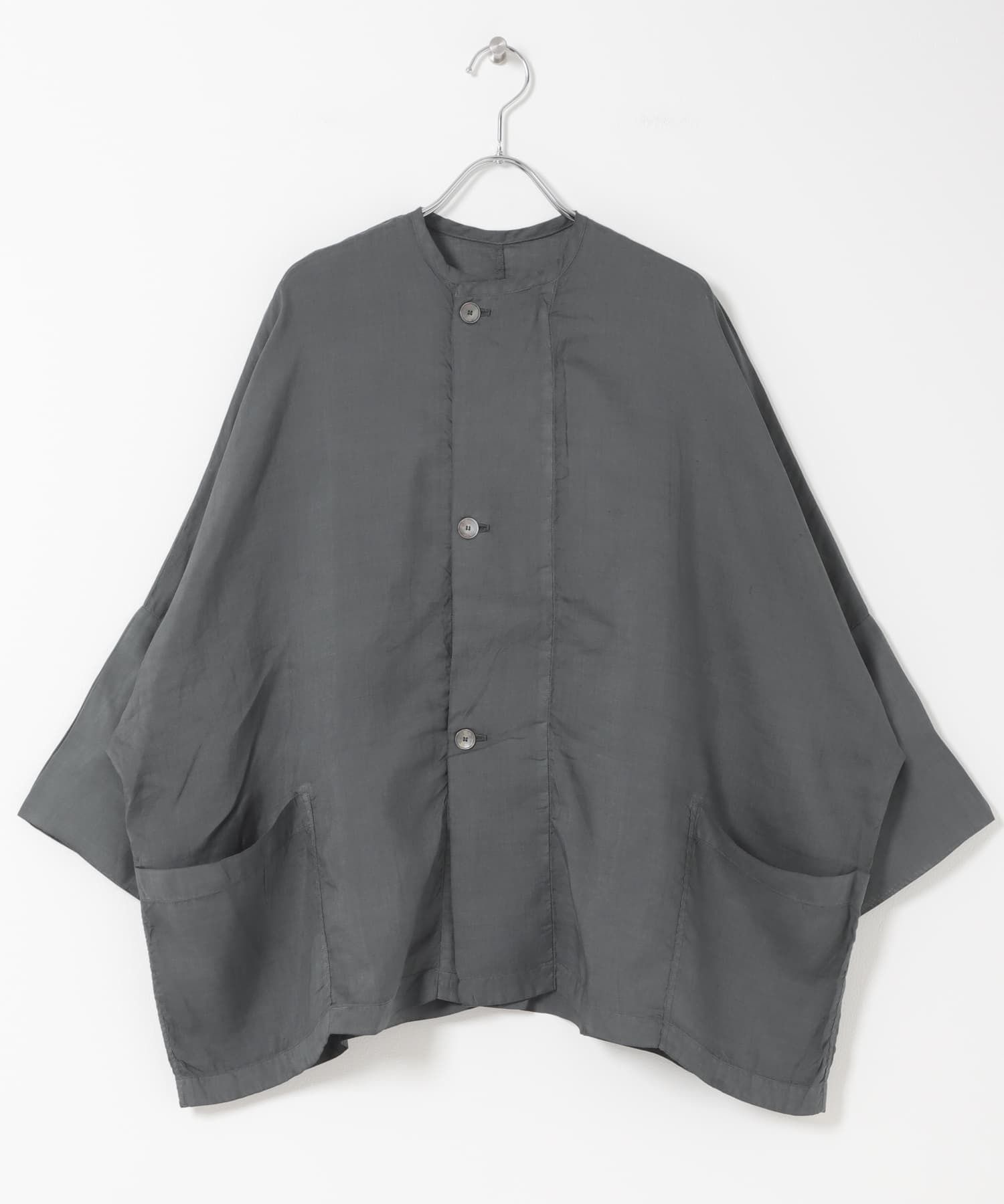 MITTAN　ラミーシルクワイドジャケット草木濃染