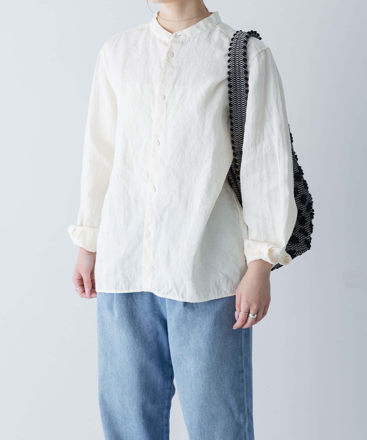 MITTAN　和紙大麻シャツ