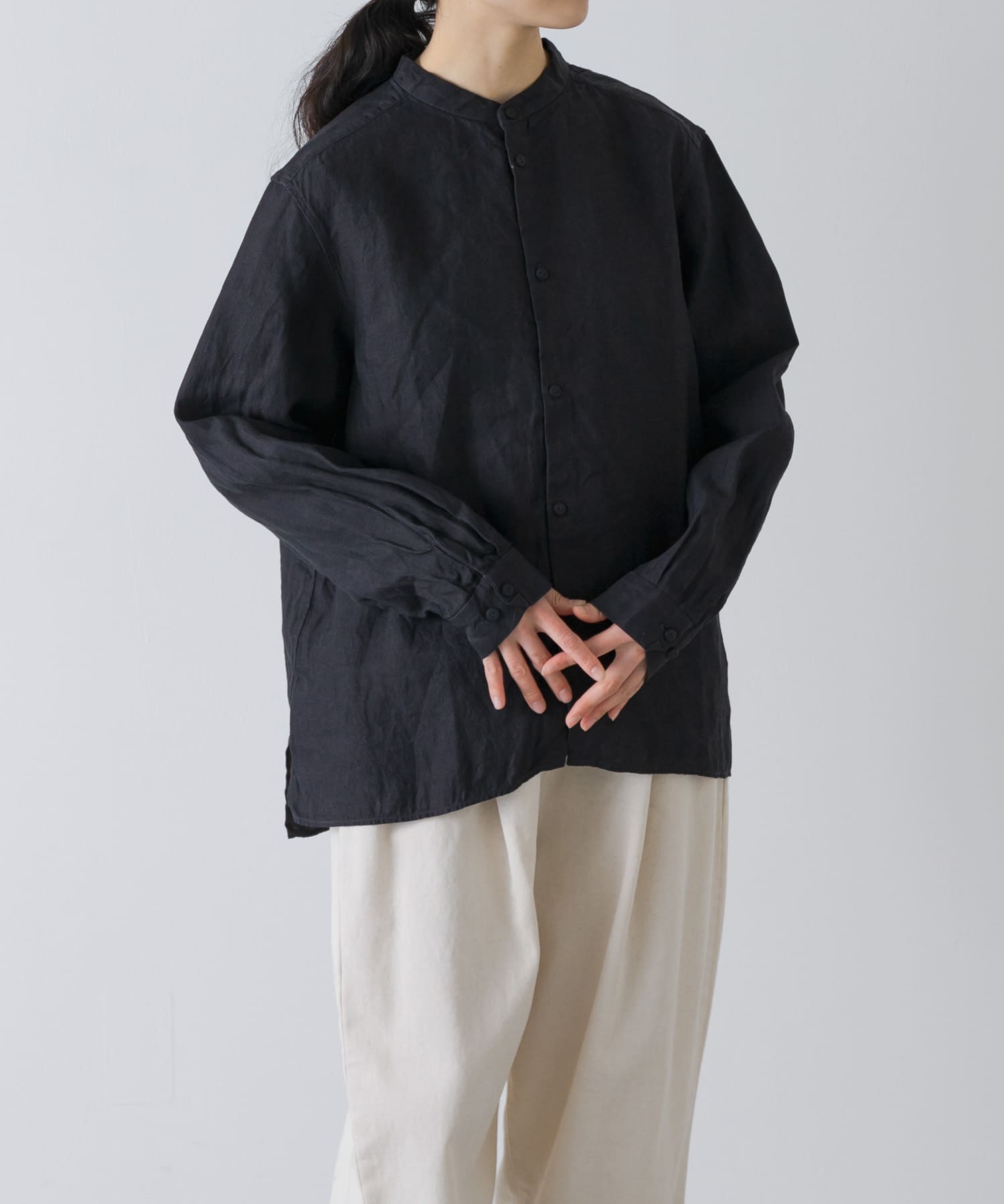 MITTAN　和紙大麻シャツ