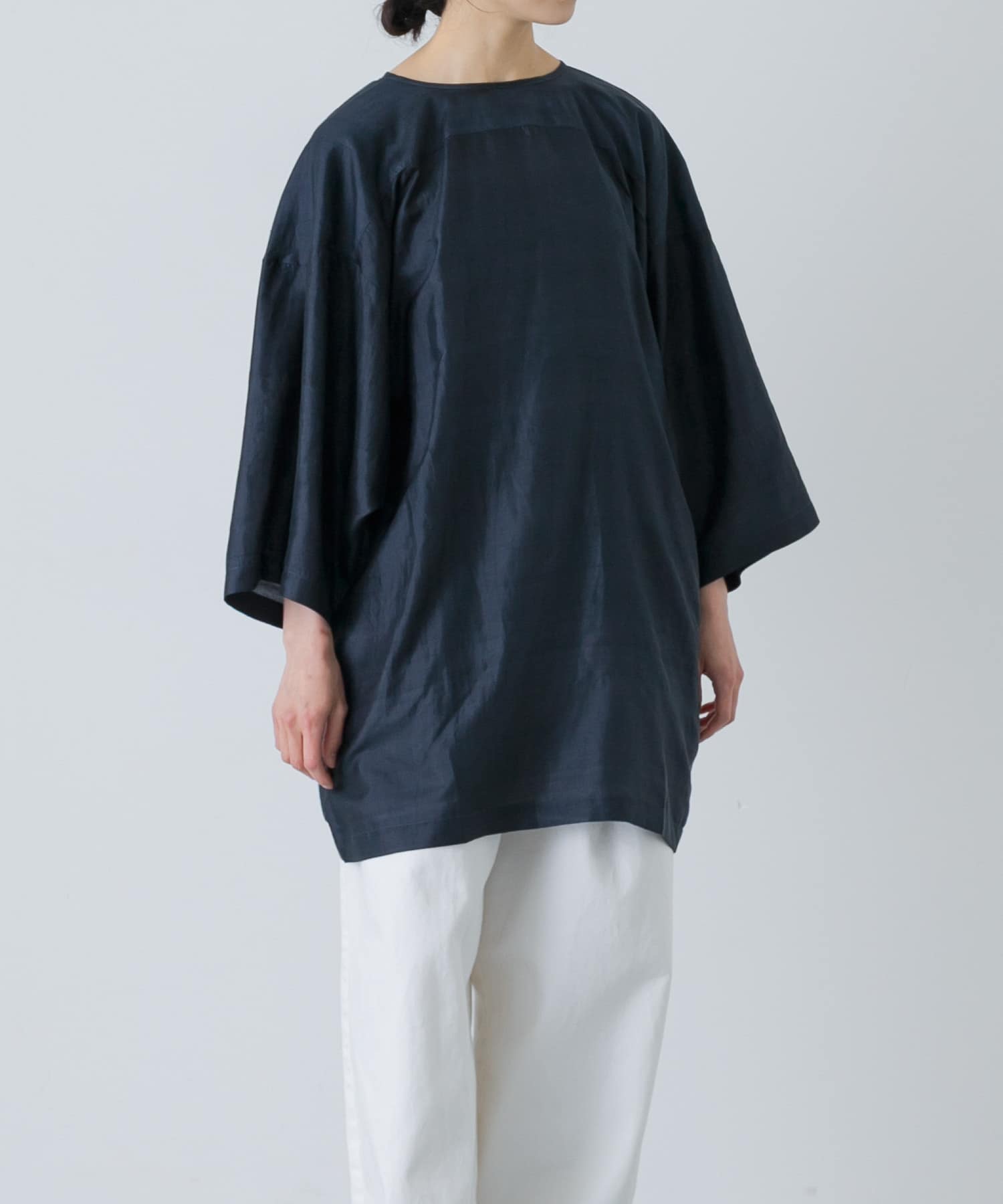 BUNON　RIBBON BIG BLOUSE