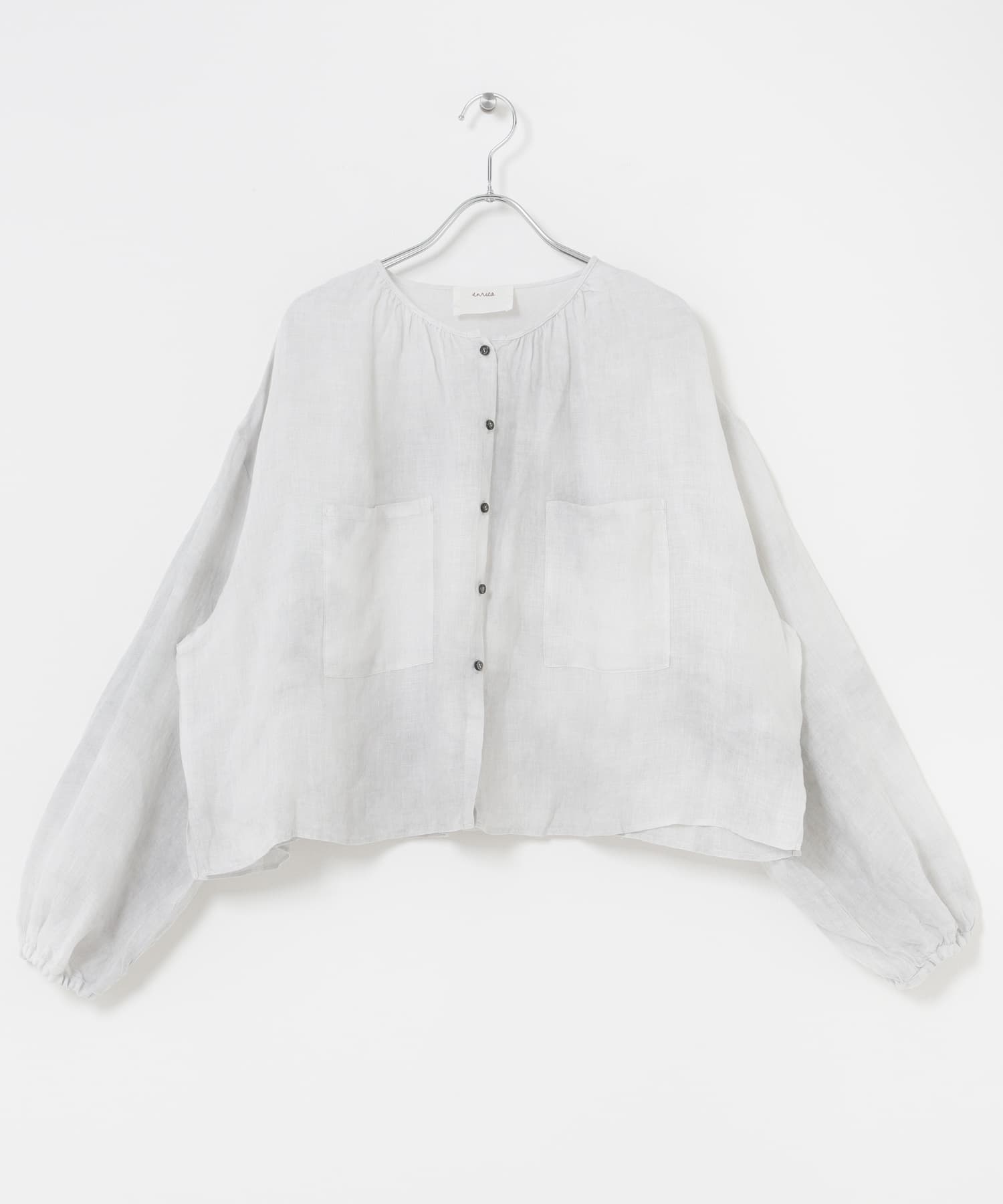 enrica　LINEN BOIL BLOUSE
