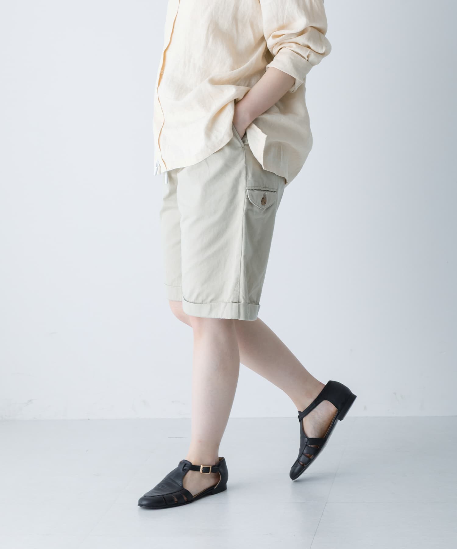 UNDECORATED　COTTON TWILL SHORTS