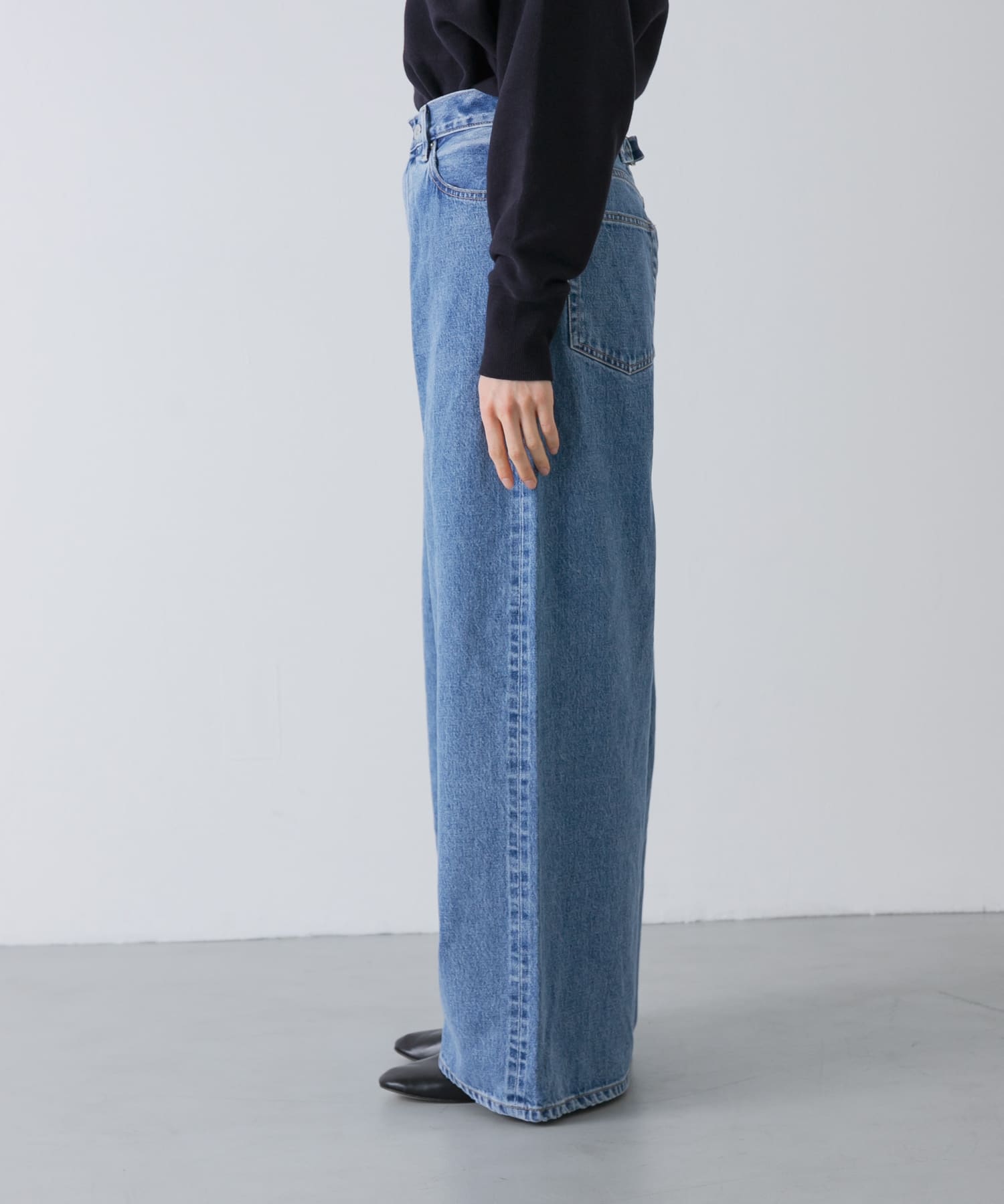 YLEVE DENIM HIGH WAIST WIDE(1 INDIGO): ボトム｜URBAN RESEARCH公式
