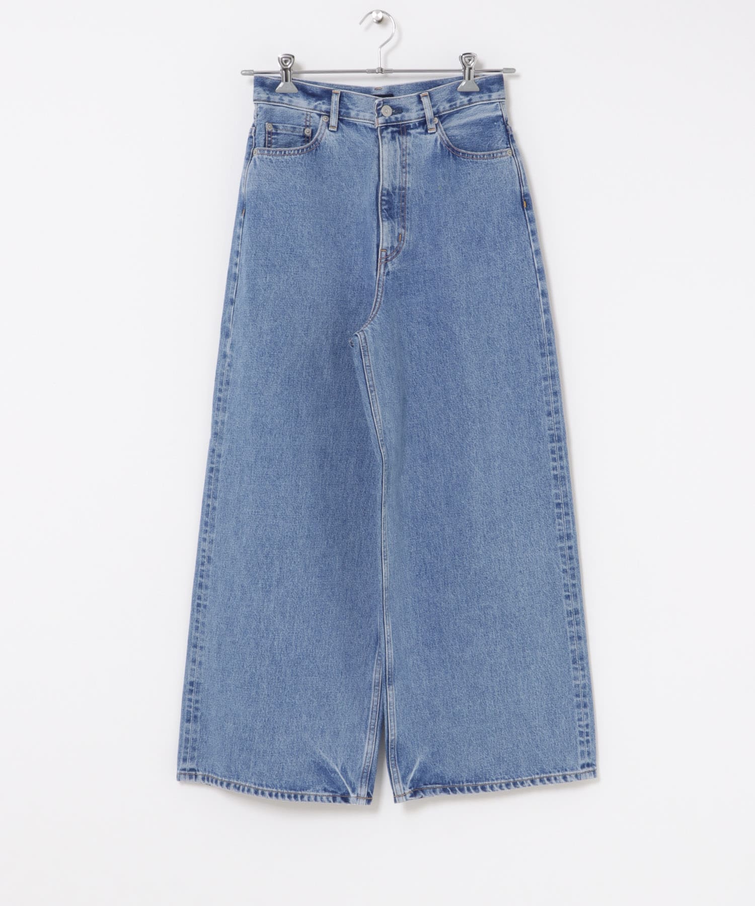 YLEVE　DENIM HIGH WAIST WIDE INDIGO 1