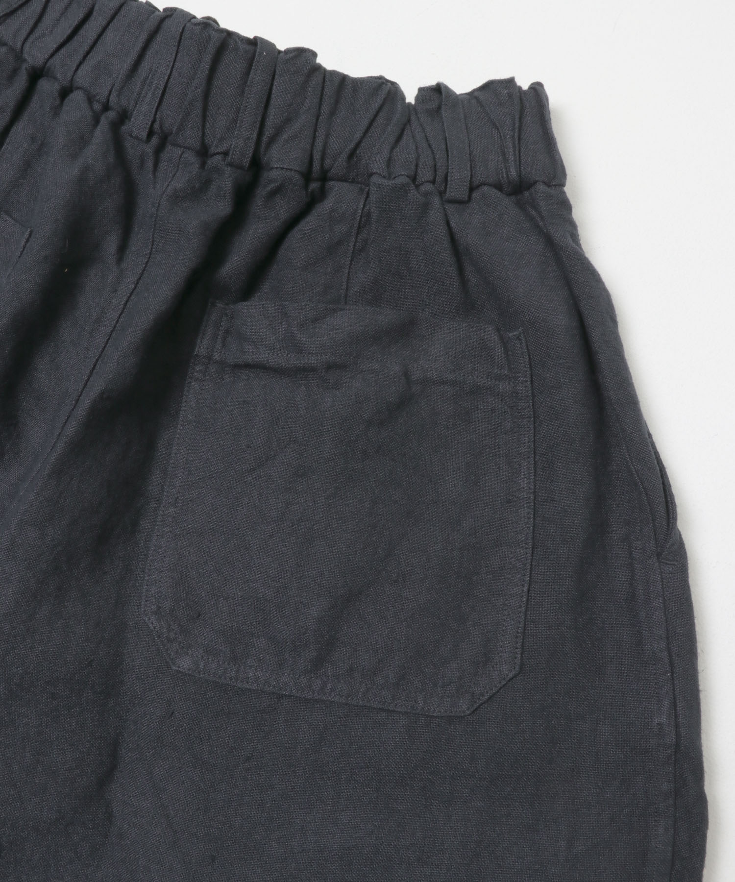 MITTAN　起毛大麻ワイドパンツ 墨黒 2