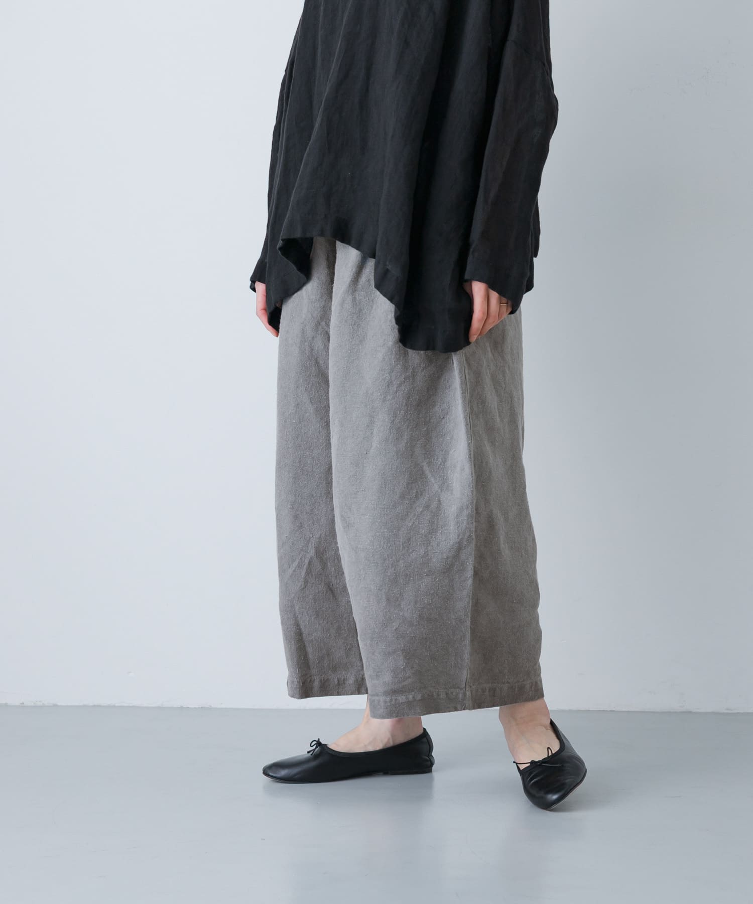 MITTAN　起毛大麻ワイドパンツ