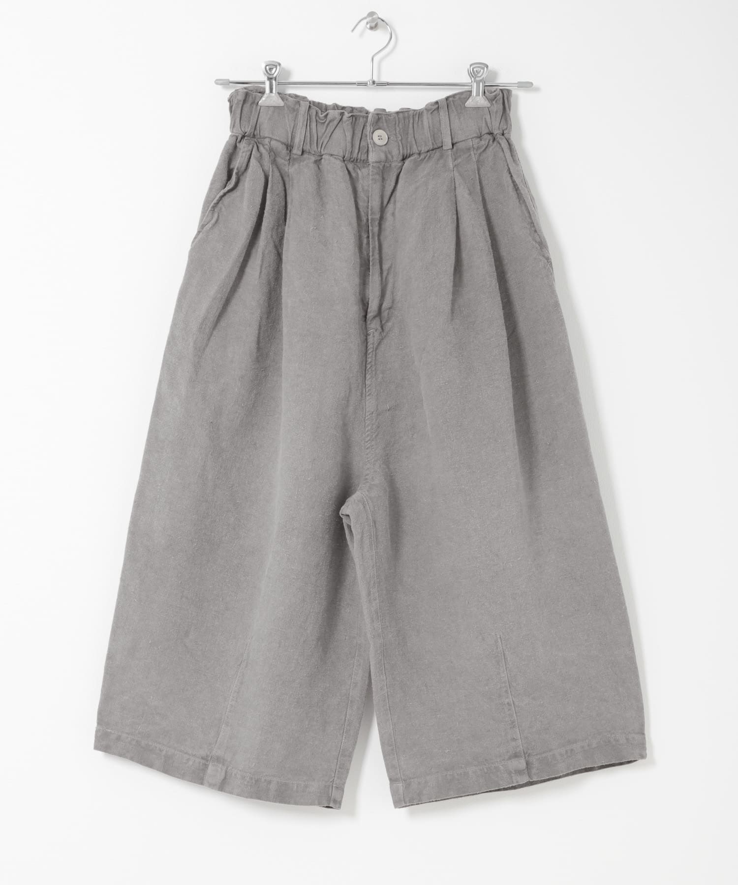 MITTAN　起毛大麻ワイドパンツ 薄炭 2