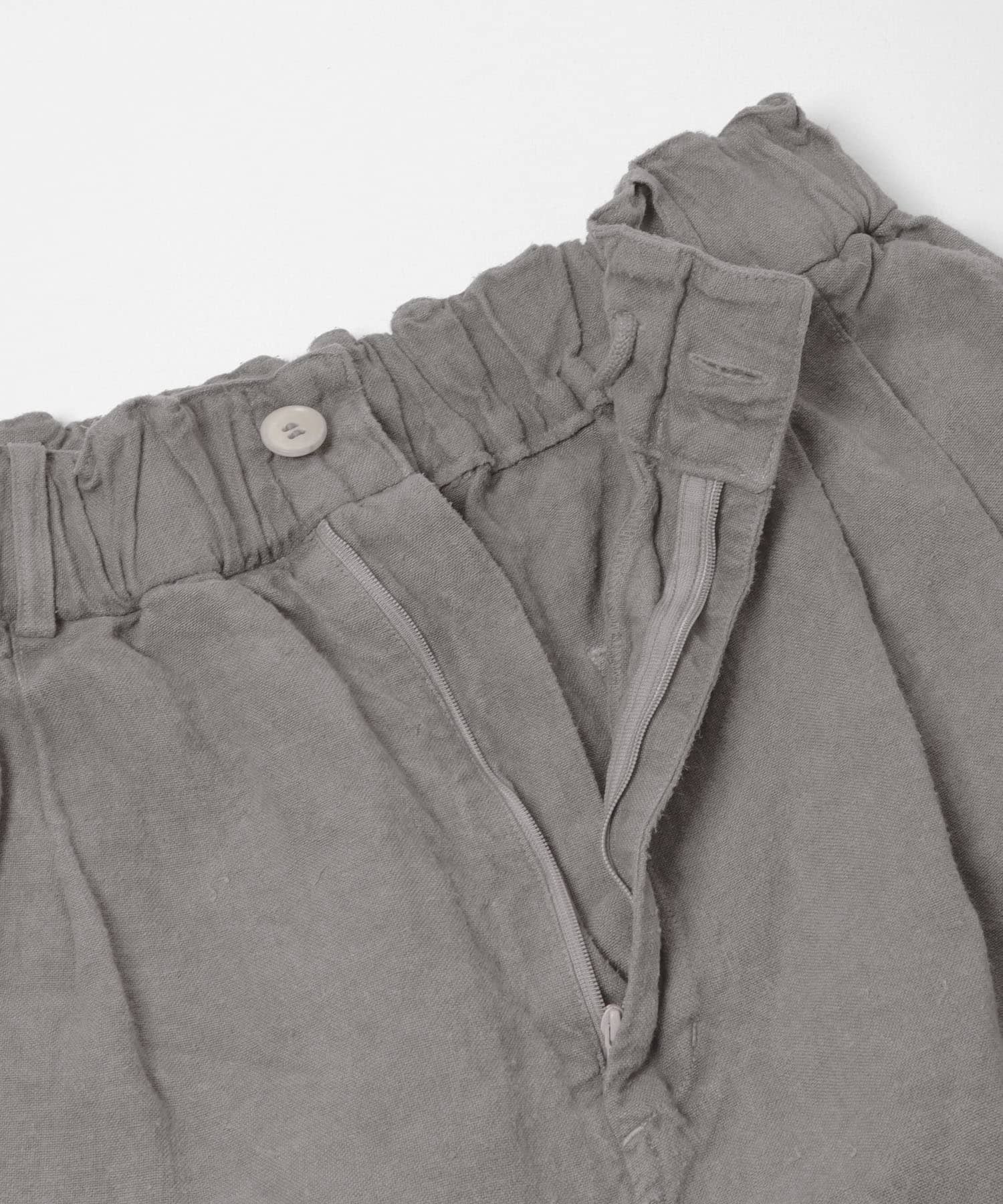 MITTAN　起毛大麻ワイドパンツ 薄炭 2