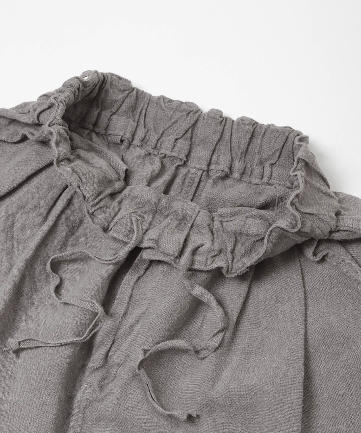 MITTAN　起毛大麻ワイドパンツ 薄炭 2