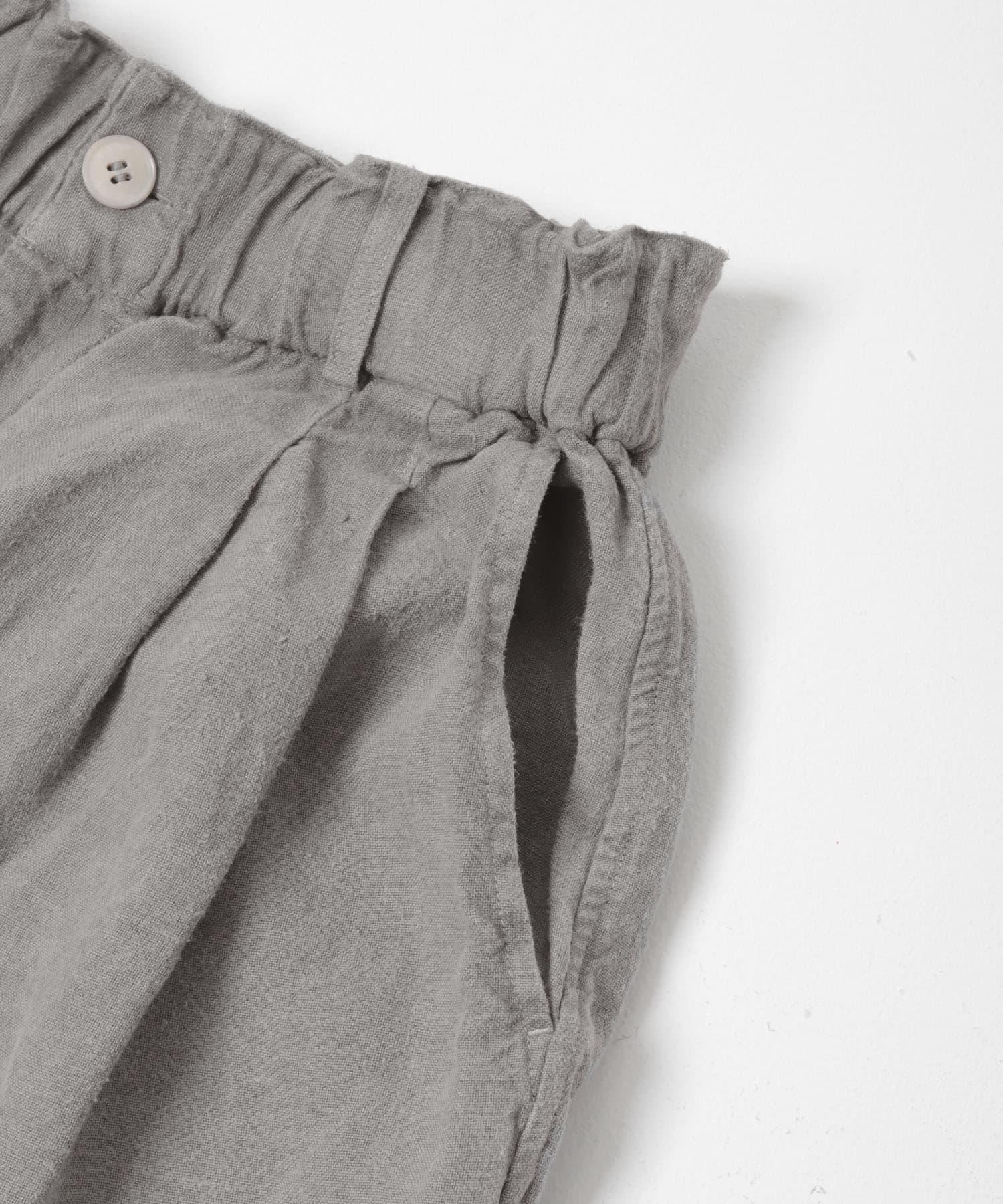 MITTAN　起毛大麻ワイドパンツ 薄炭 2