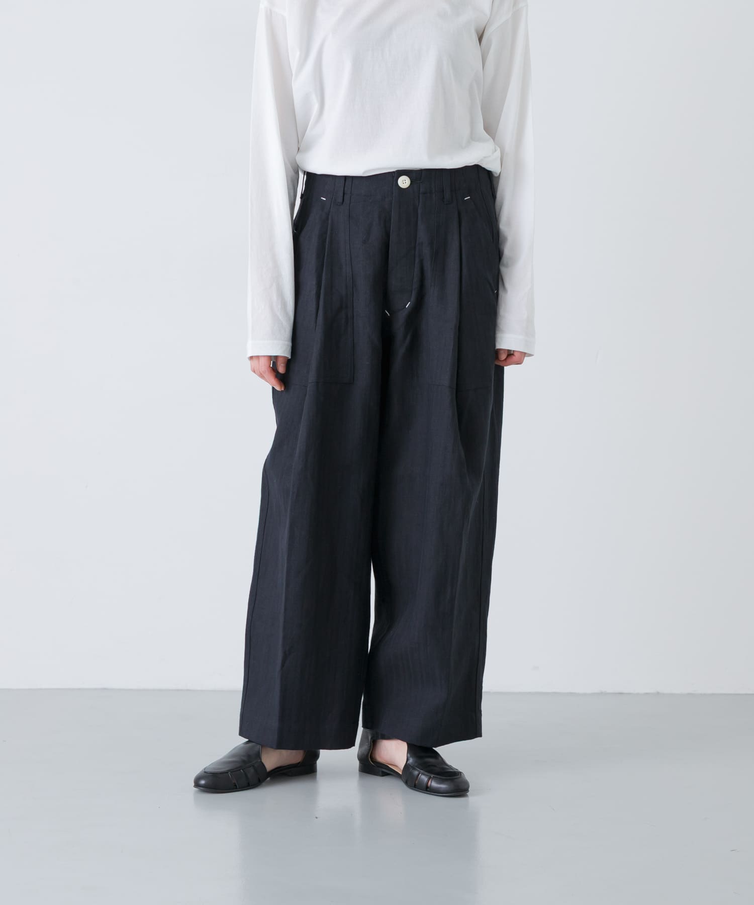 HAVERSACK　ヘリンボーンユーティリティーパンツ