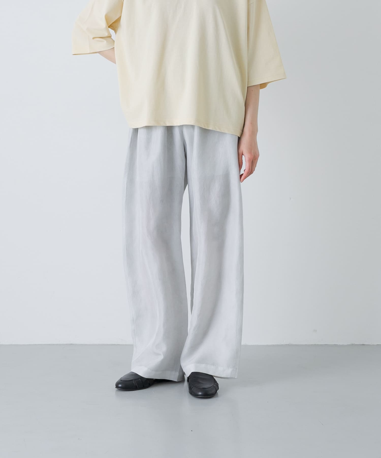 enrica　SILK HABUTAE PANTS