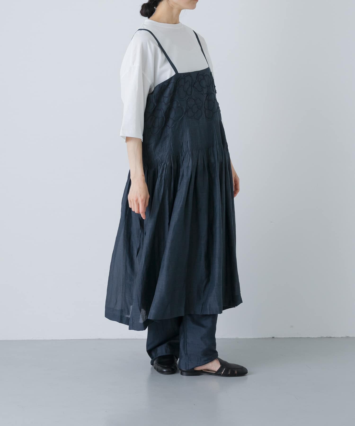 BUNON　FLOWER RIBBON SKIRT