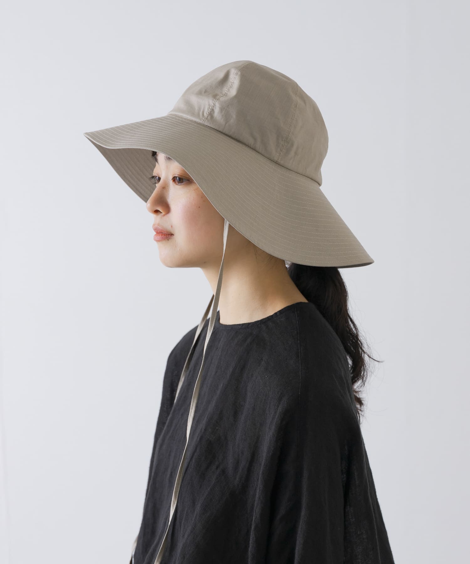 mature ha.　RIPSTOP GARDEN HAT GREIGE One