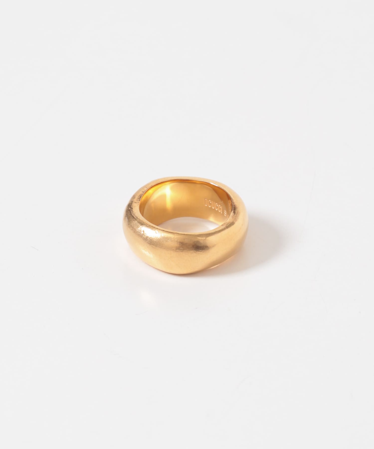 OCUCCI jewelry　WIDE RING-GP