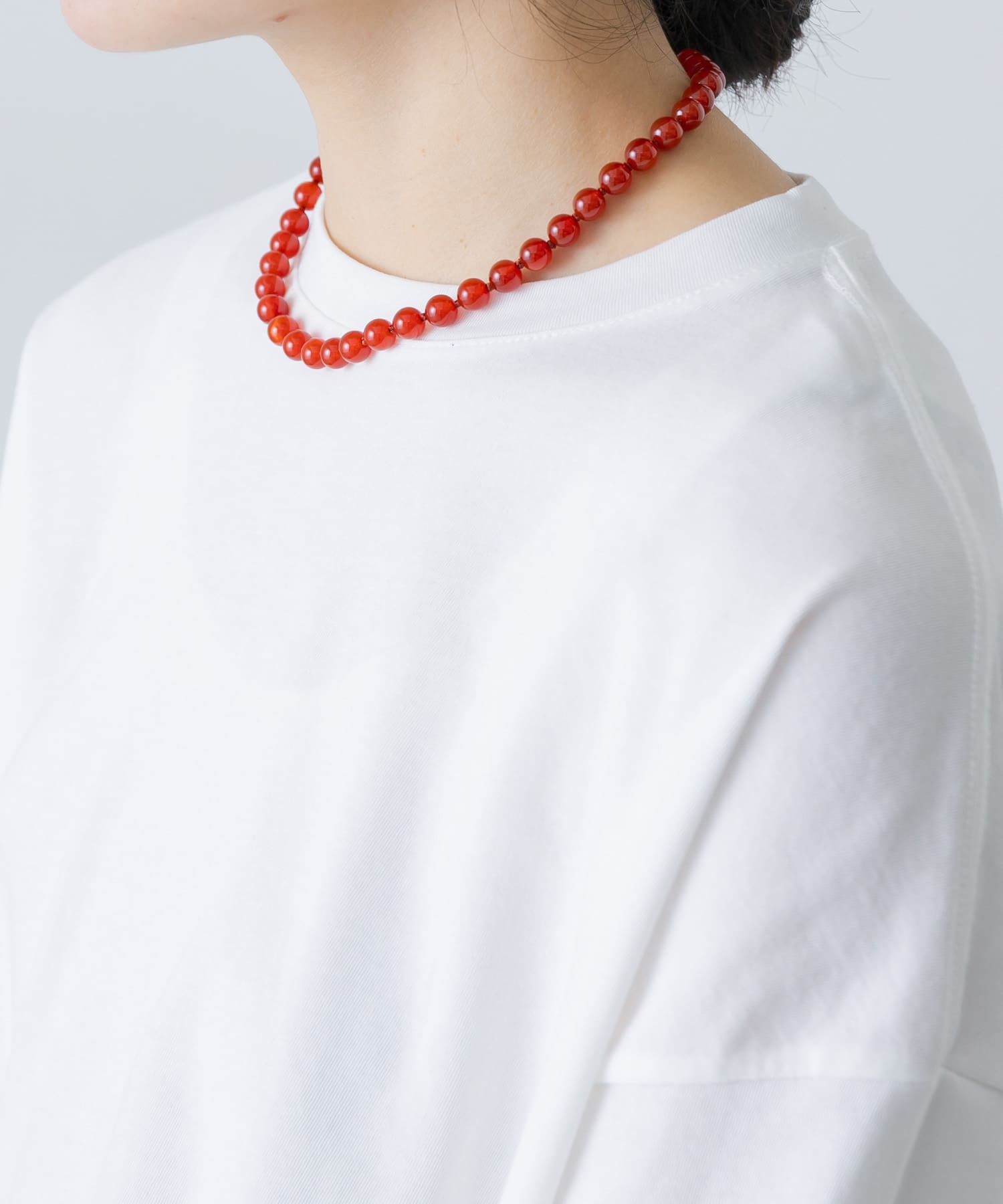 OCUCCI jewelry　CHOKER RED AGATE