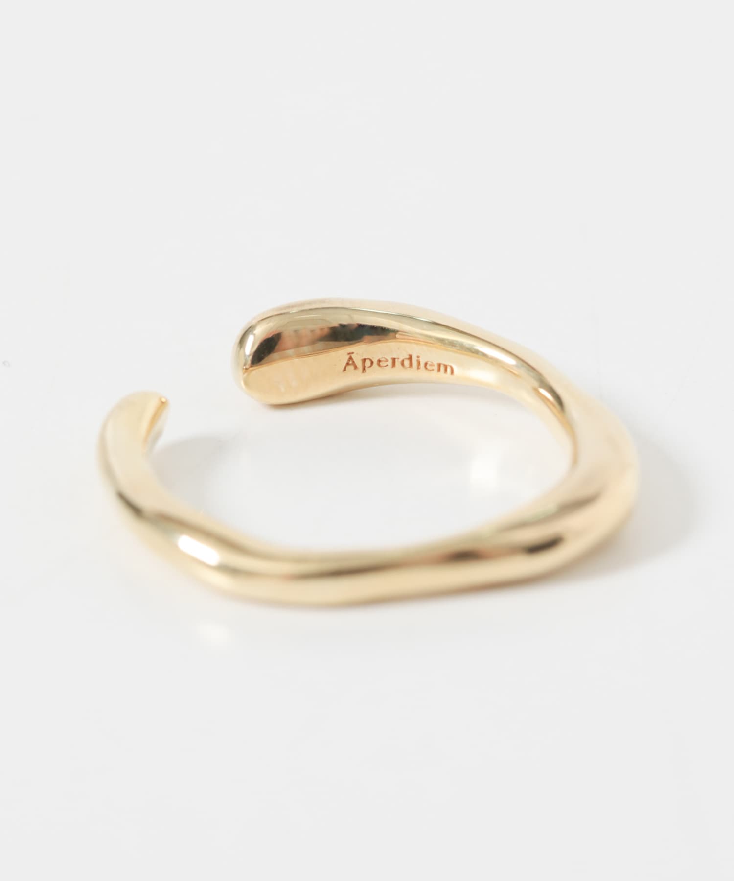 Aperdiem　FLOW NARROW RING&EARCUFF GOLD 11