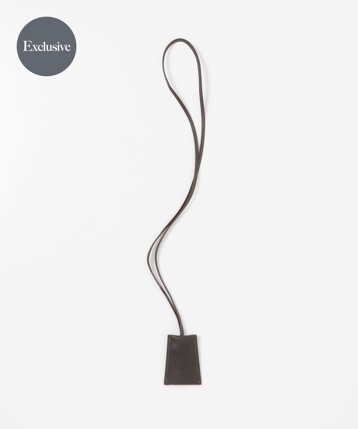 『別注』ATELIER 4.5×かぐれ　LEATHER KEY CLOCHETTE TABACCO Free