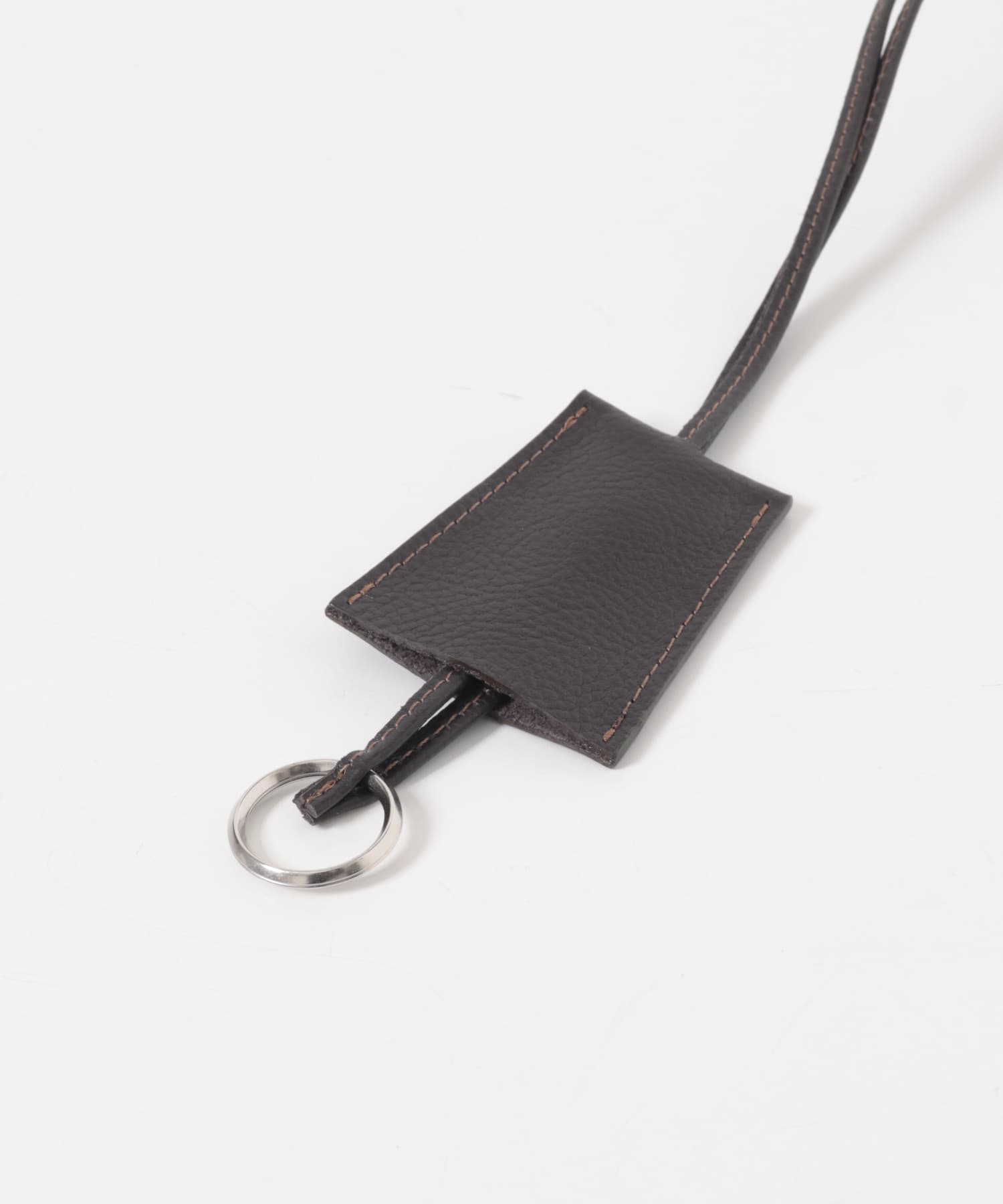 『別注』ATELIER 4.5×かぐれ　LEATHER KEY CLOCHETTE TABACCO Free