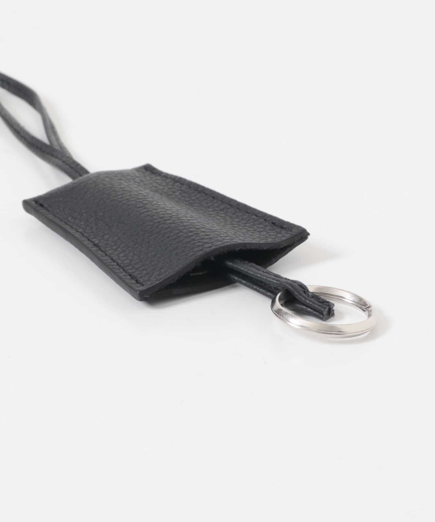 『別注』ATELIER 4.5×かぐれ　LEATHER KEY CLOCHETTE BLACK Free