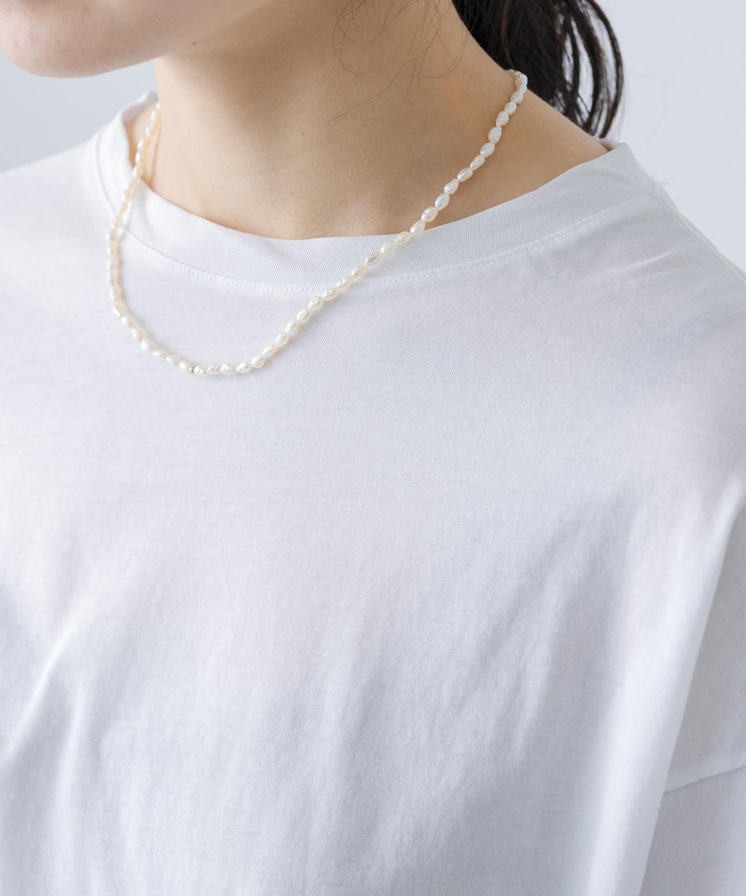 Toile　RICE PEARL NECKLACE