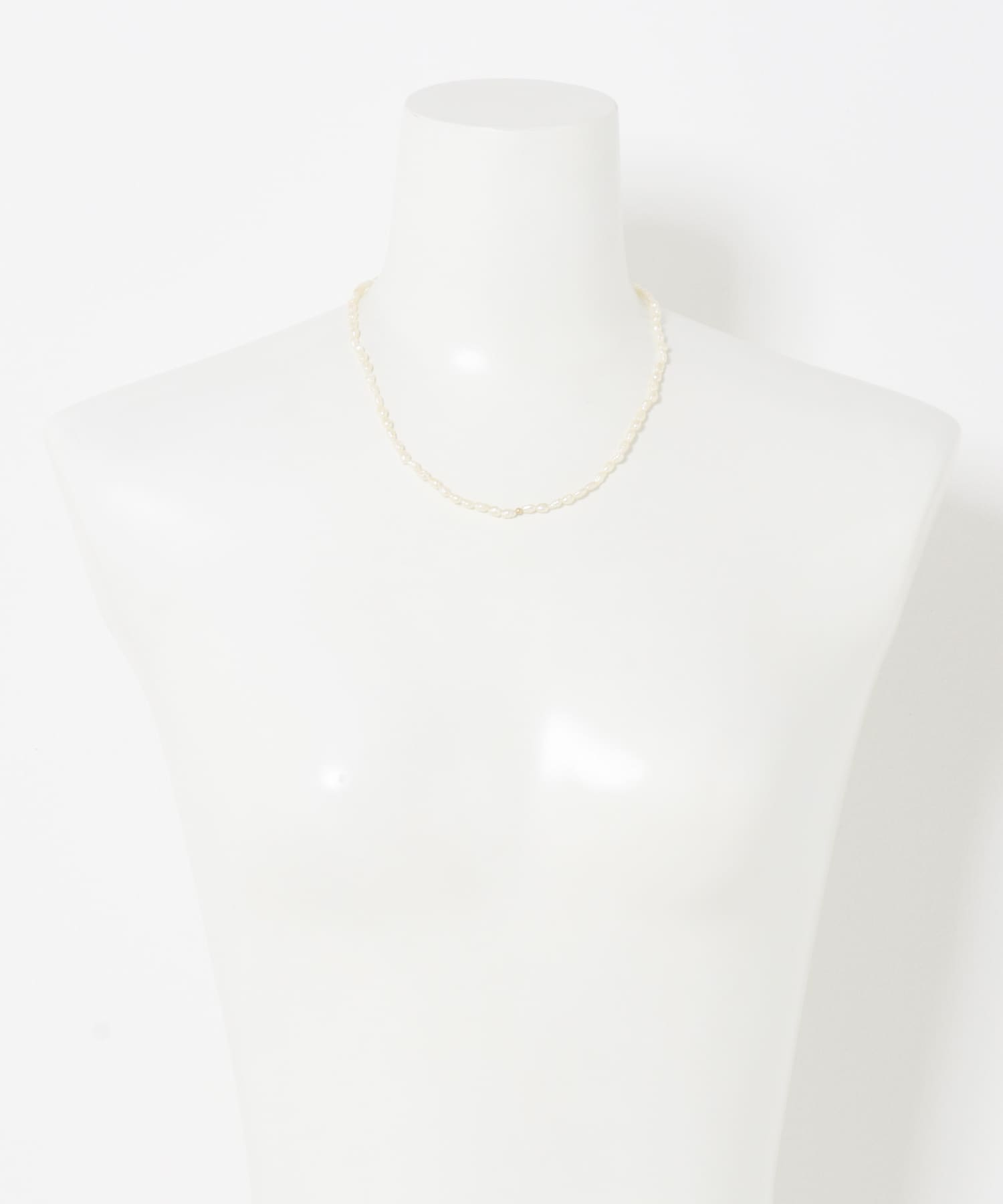 Toile　RICE PEARL NECKLACE WH 45