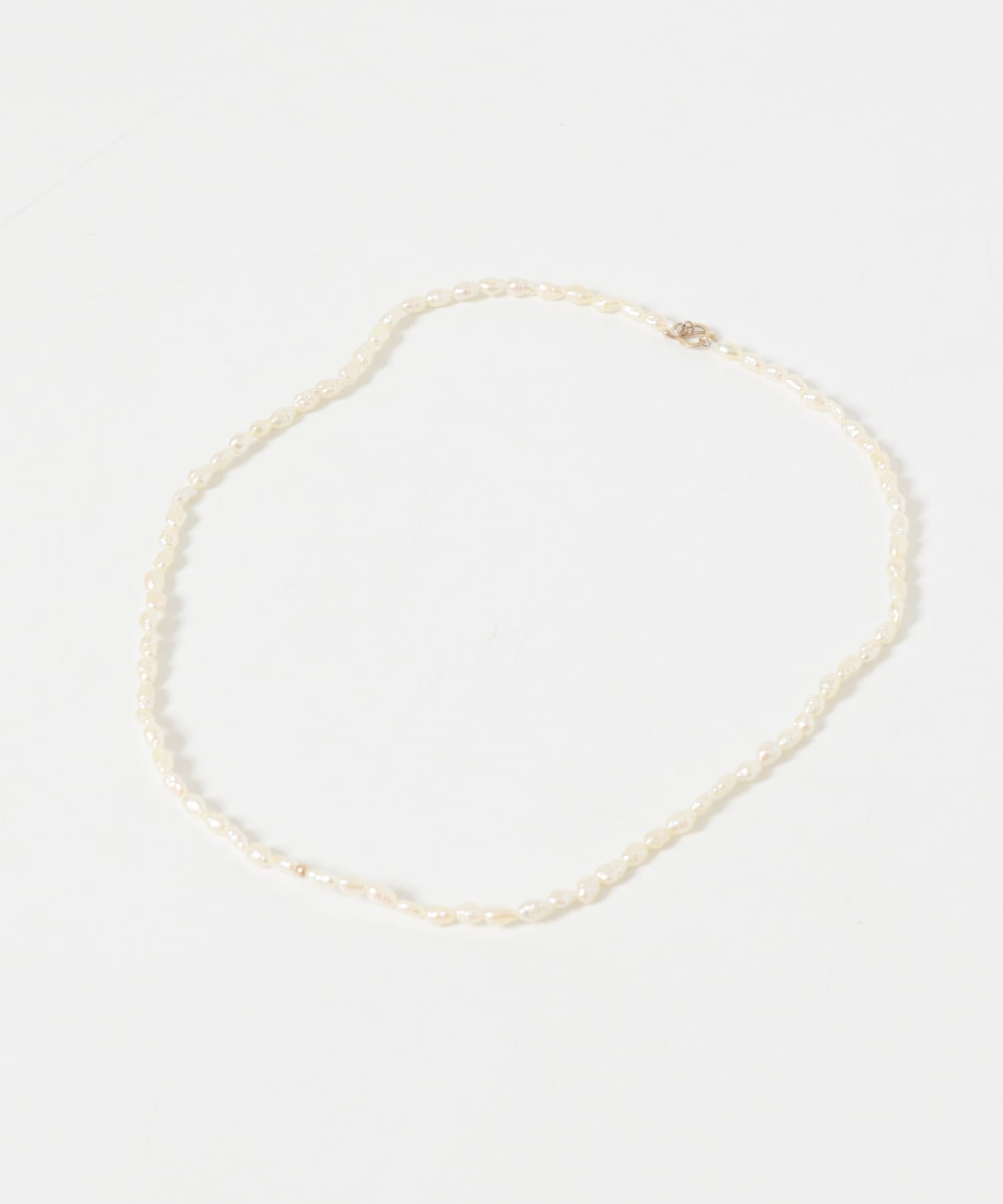 Toile　RICE PEARL NECKLACE WH 45