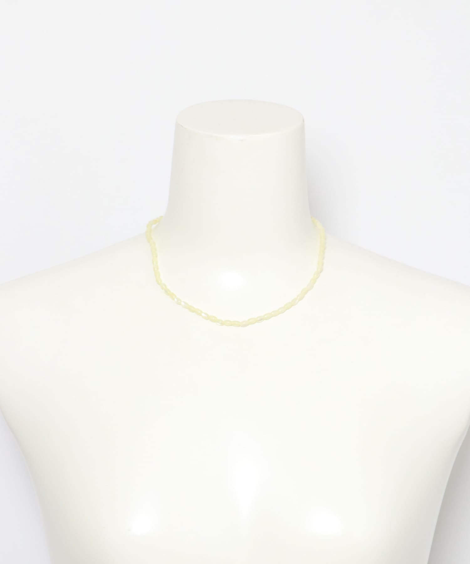 Toile　DS SHELL BEADS NECKLACE WH 40