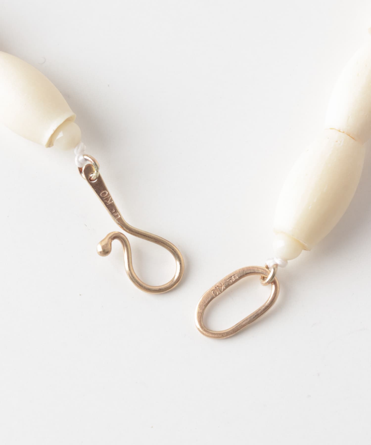 Toile　DS BONE BEADS NECKLACE NAT 50