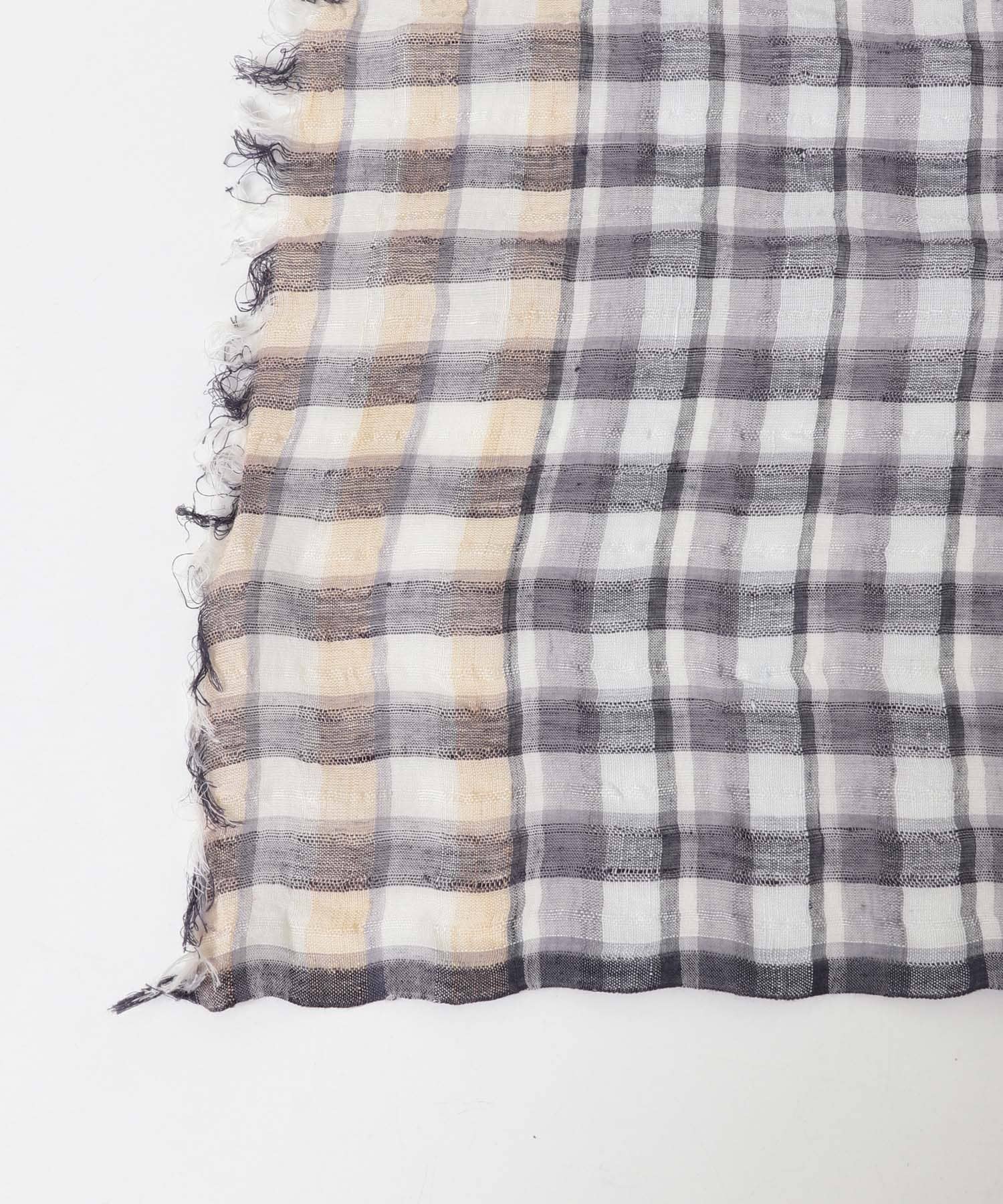 Khadi&co　LINEN COTTON STOLE GRYCK Free