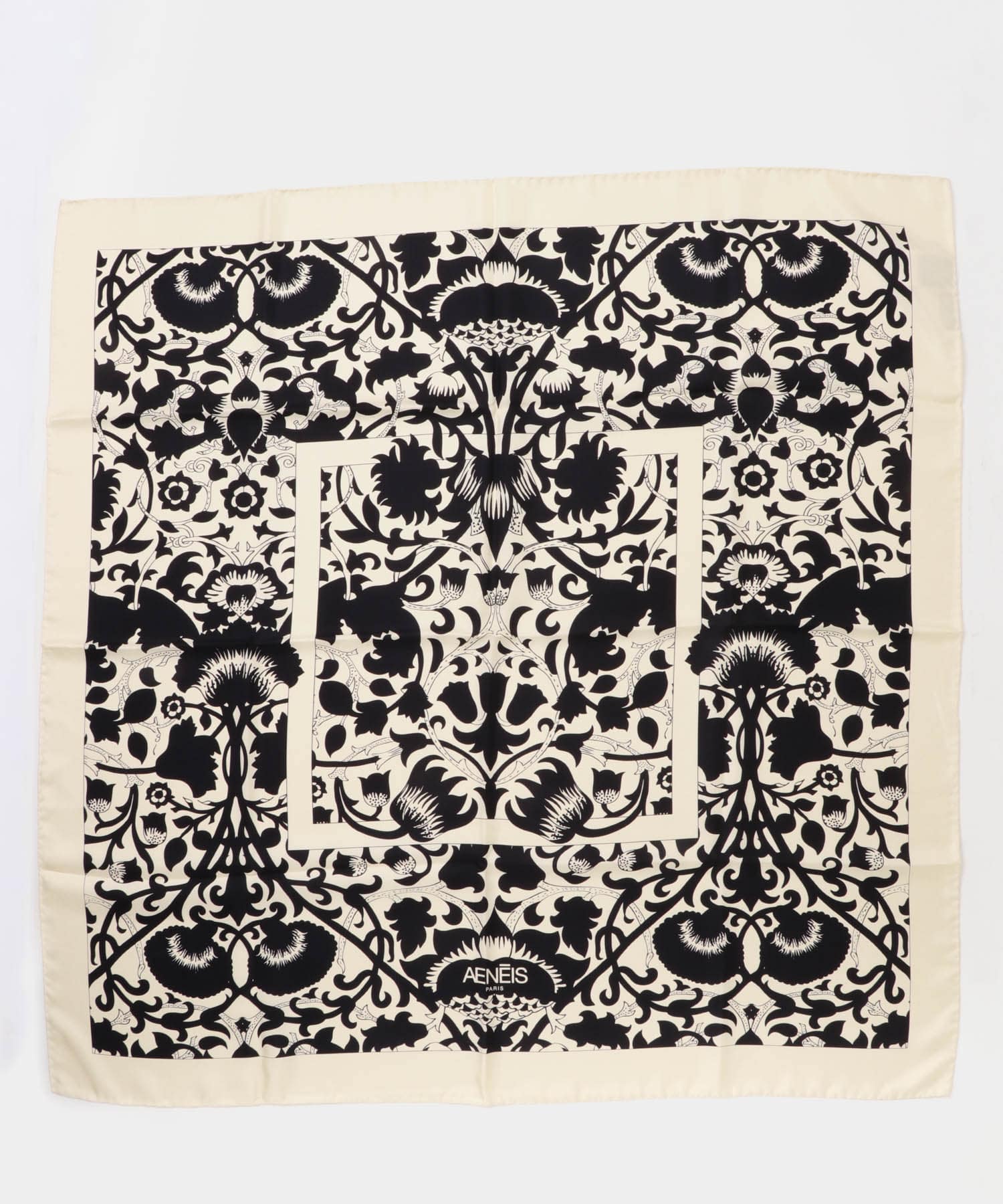 AENEIS　MUR FLORAL SILK SCARF