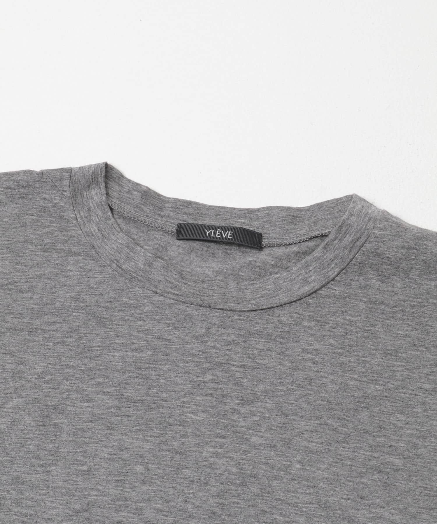 YLEVE　SHEER SLEEVELESS PULLOVER CHARCOAL 1