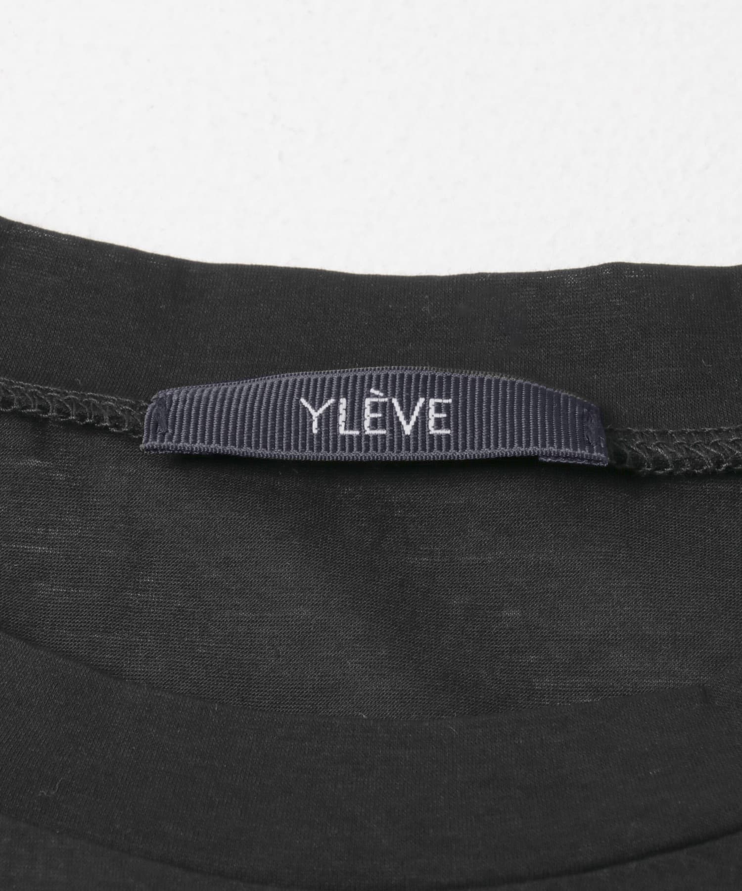 YLEVE　SHEER SLEEVELESS PULLOVER BLACK 1