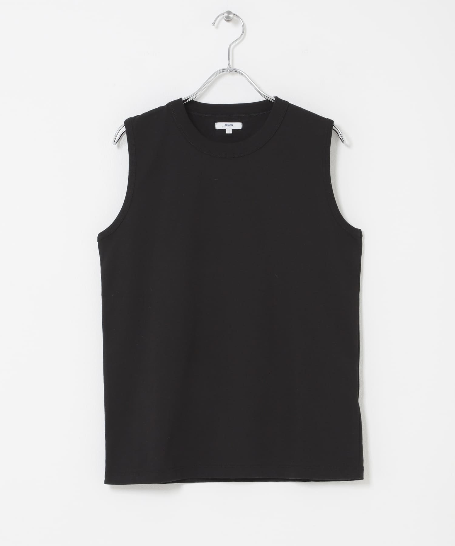 ARMEN　CREW NECK NO-SLEEVE PULLOVER