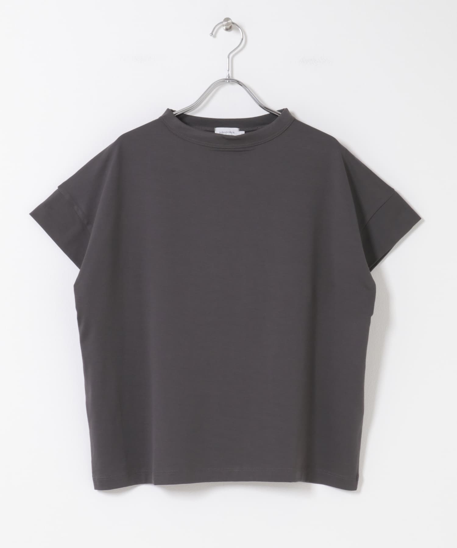 handvaerk　BOTTLE NECK SHORT-SLEEVE T-SHIRT