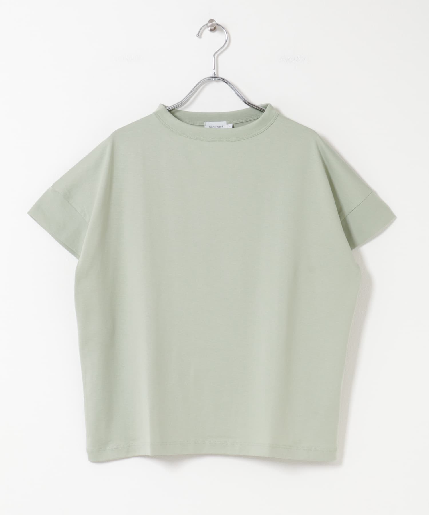 handvaerk　BOTTLE NECK SHORT-SLEEVE T-SHIRT