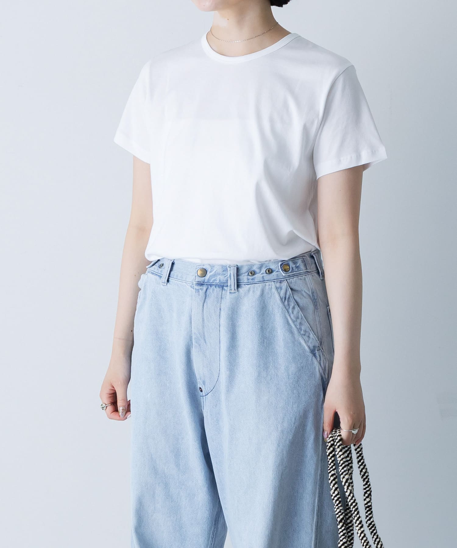 handvaerk　CREW NECK T-SHIRT