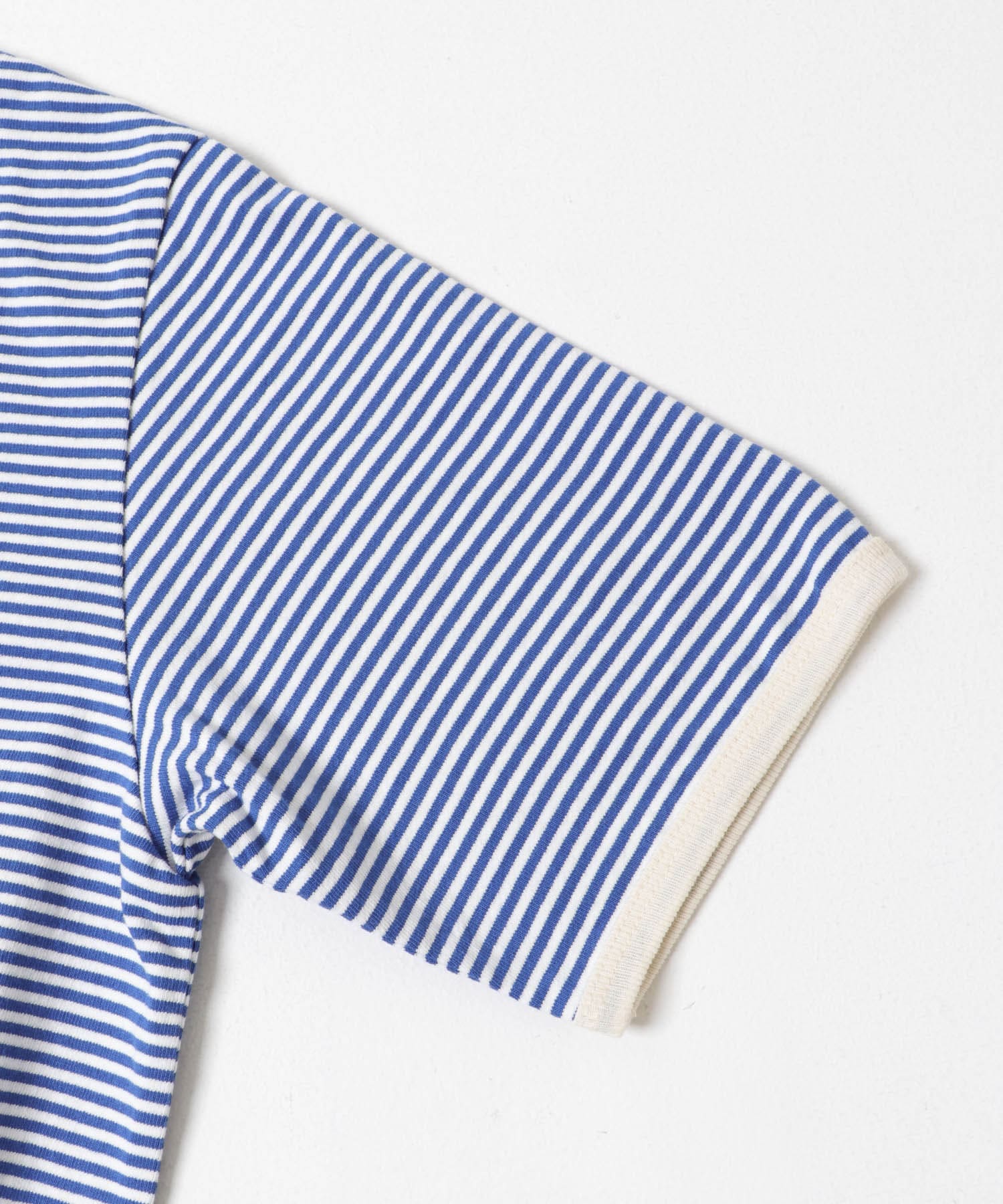 Charpentier de vaisseu　COTTON SHORT-SLEEVE T-SHIRT WH/BL/NAT 0