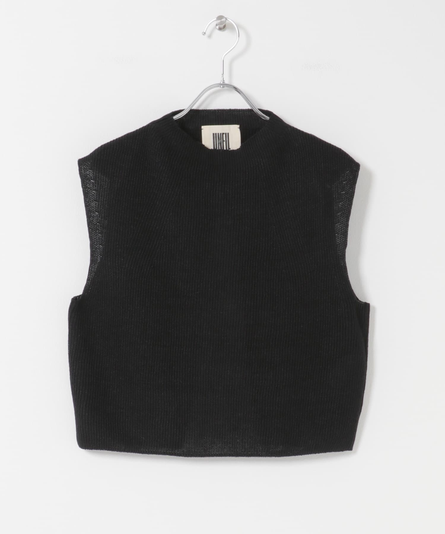unfil　FRENCH LINEN KNIT VEST
