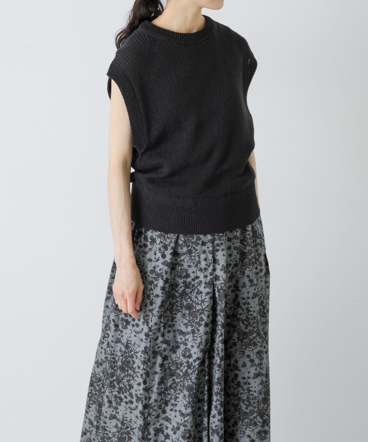 Charpentier de vaisseu　COTTON NO-SLEEVE KNIT