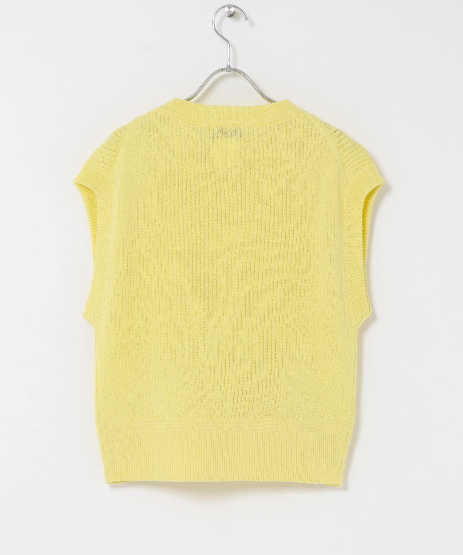 Charpentier de vaisseu　COTTON NO-SLEEVE KNIT L.YEL 1