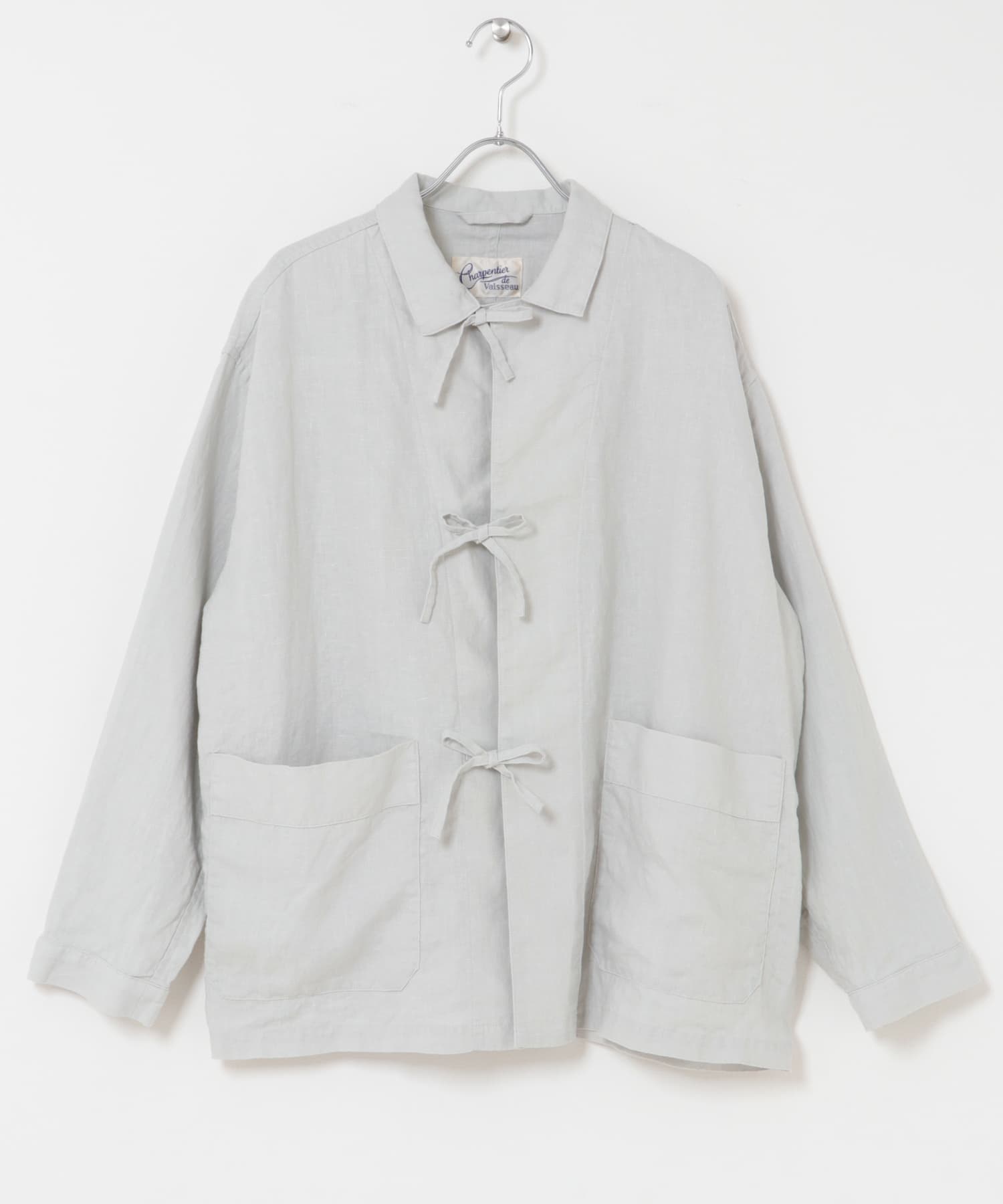 Charpentier de vaisseu　LINEN SHIRT JACKET L.GRY 1