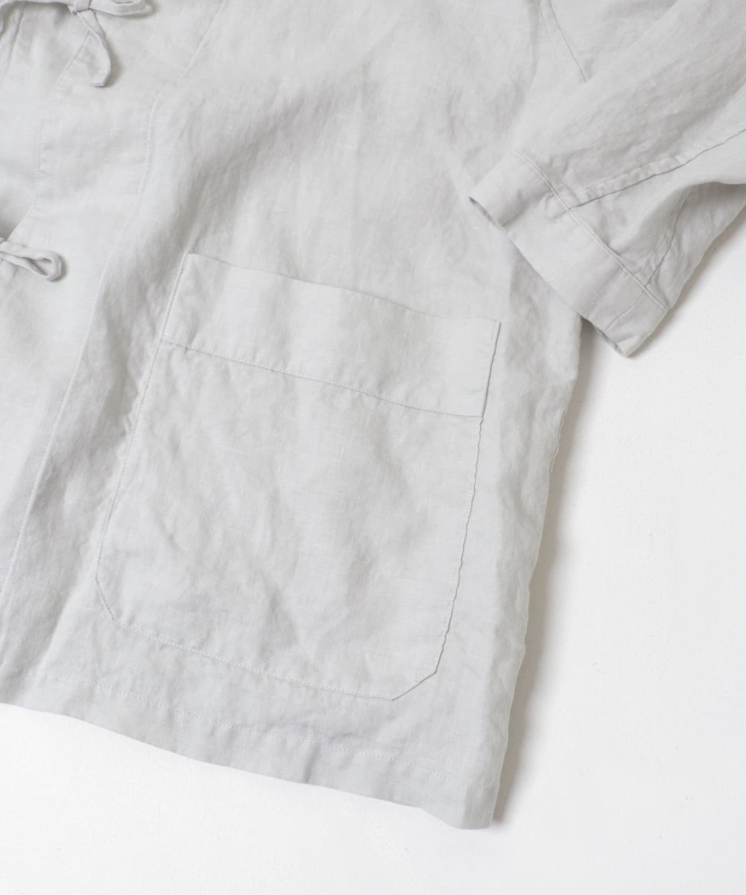 Charpentier de vaisseu　LINEN SHIRT JACKET L.GRY 1