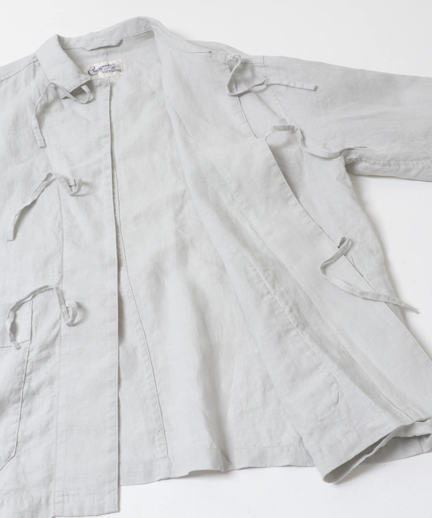 Charpentier de vaisseu　LINEN SHIRT JACKET L.GRY 1