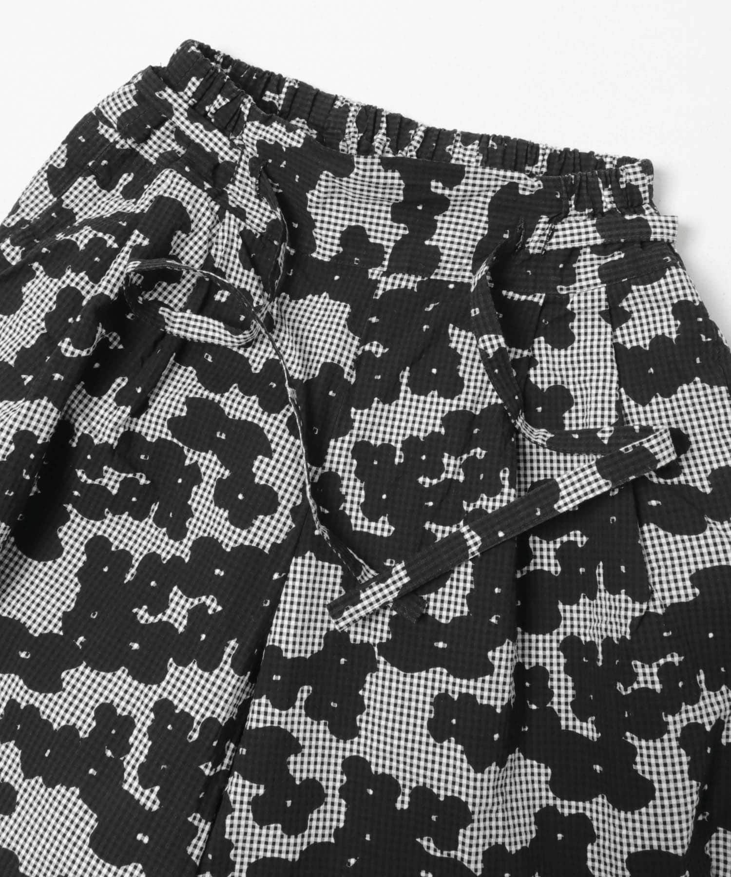 ordinary fits　FLOWER CAMO BALL PANTS BLK 0