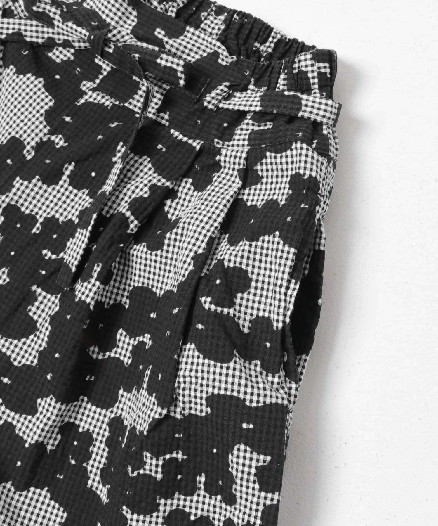 ordinary fits　FLOWER CAMO BALL PANTS BLK 0